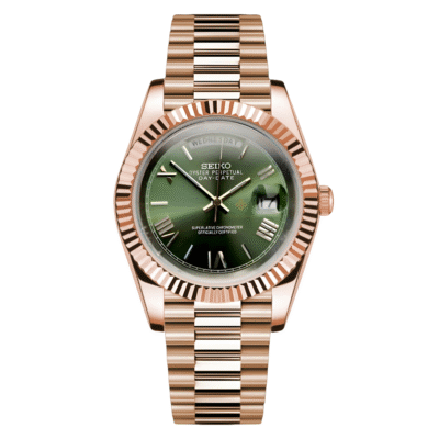 DATEIKO | DAYDATE GREEN SILVER